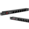 QOLTEC PDU 1U 16A 6xSCHUKO 1.8м Photo 4