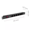 QOLTEC PDU 1U 16A 6xSCHUKO 1.8м Photo 7