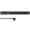 QOLTEC PDU 1U 16A 6xSCHUKO 1.8м Photo 8
