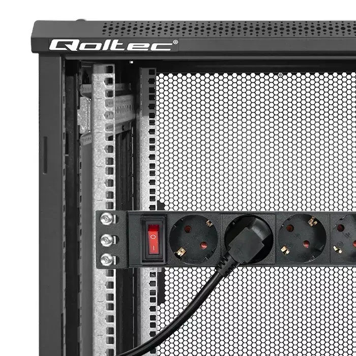 Сетевой фильтр QOLTEC 54603 — 1U, 16A, 4× SCHUKO Photo 3