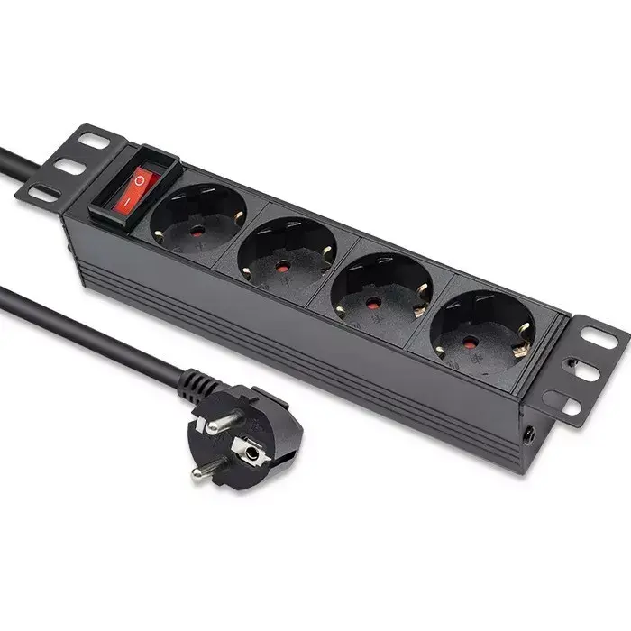 Сетевой фильтр QOLTEC 54603 — 1U, 16A, 4× SCHUKO Photo 9