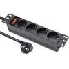 Сетевой фильтр QOLTEC 54603 — 1U, 16A, 4× SCHUKO Photo 9