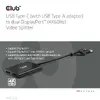 Club 3D CSV-1478 USB-C uz 2× DisplayPort 4K60Hz Photo 2