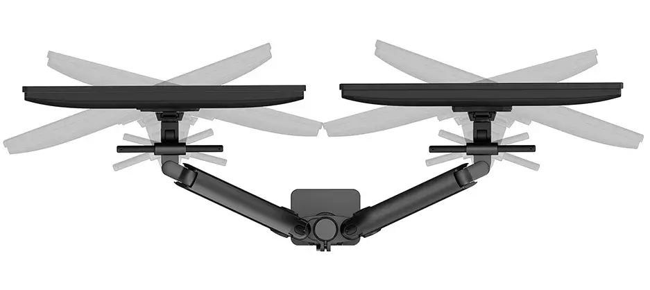 Galda monitora statīvs Neomounts DS65S-950BL2 Photo 10