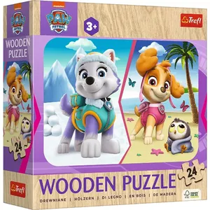 Деревянный пазл TREFL модель 20266 — 24 элемента, Paw Patrol для девочек