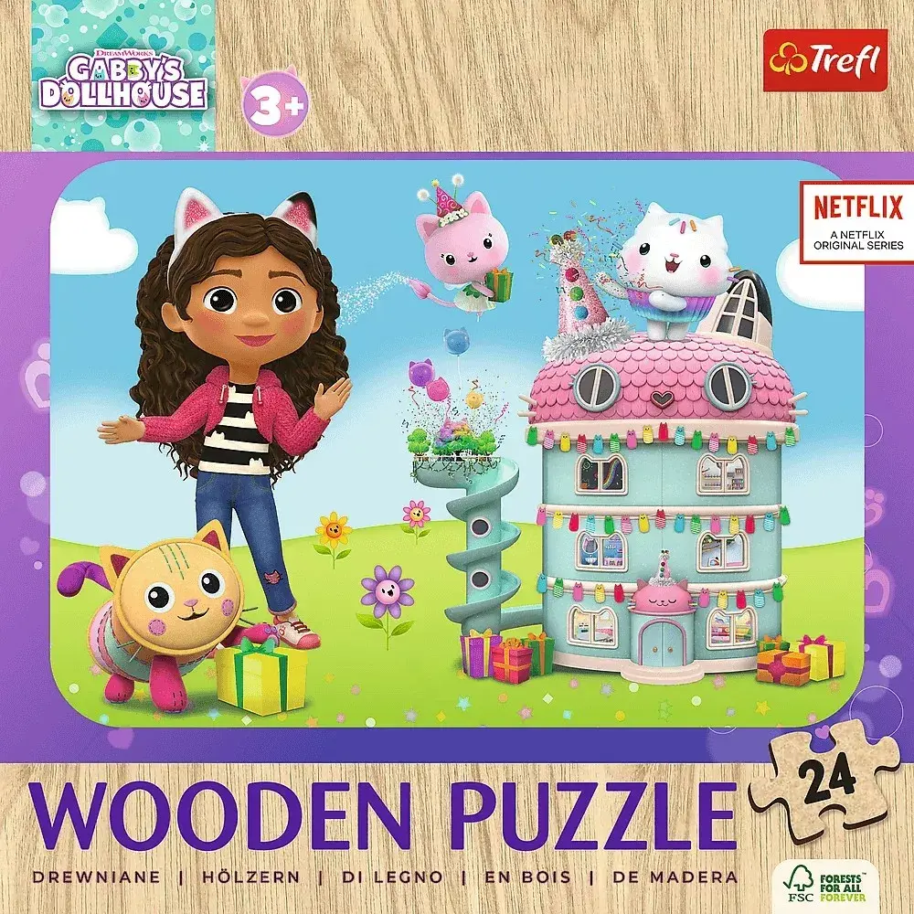 Koka puzle TREFL Gabbys Dollhouse 24 gab. Photo 3