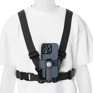 Chest harness smartphone holder MACLEAN MC-294 adjustable fit lightweight for hands-free use