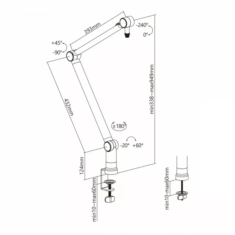 Microphone stand MACLEAN MC-898 Photo 9