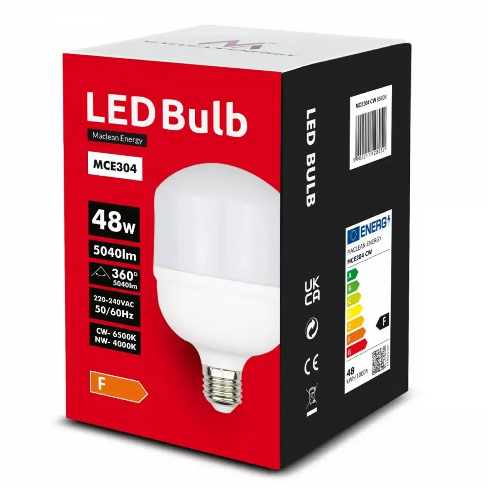 LED spuldze MACLEAN MCE304CW E27 48 W Photo 2