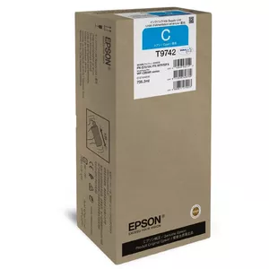 Кассета (Ink Supply Unit) Epson WorkForce Pro WF-C869R Cyan оригинальная заправка повышенной ёмкости