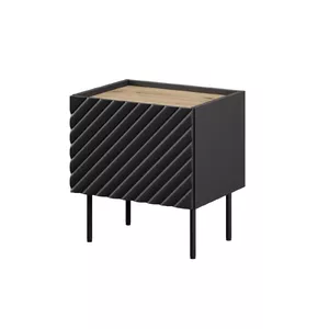 Тумба прикроватная Cama ONDA 50x40x54 см черная МДФ/ДСП комплект 2 шт.