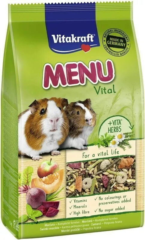 Granulas ēdināšanai jūrascūciņām Vitakraft Menu Vital