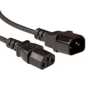 ACT Кабель питания LSZH C14 - C13 1.2 м черный