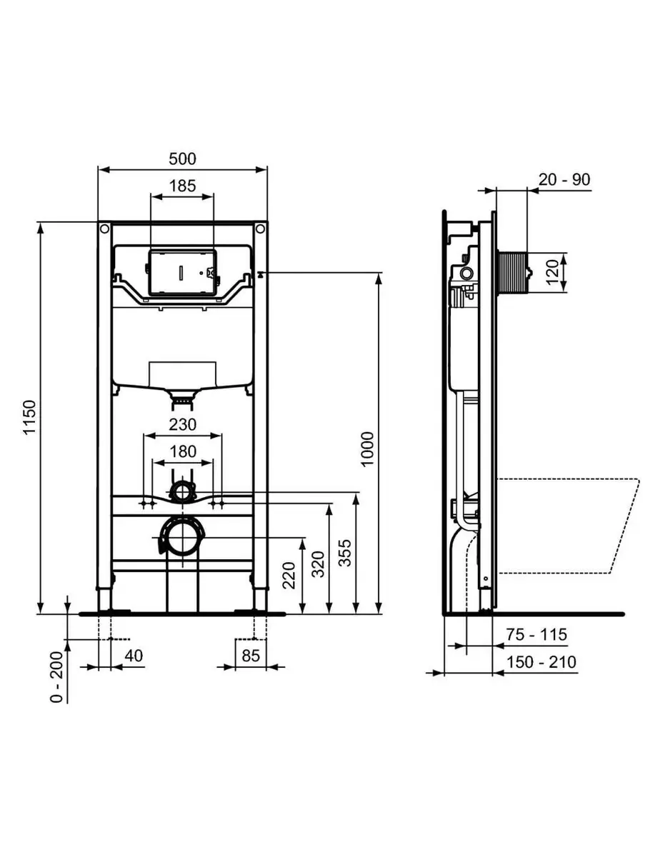 Инсталляция Ideal Standard Prosys120 M Photo 2