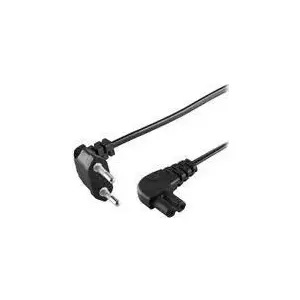 Power cable ShiverPeaks 09-06001 — Euro plug angled to IEC 60320 C7, 1.5 m