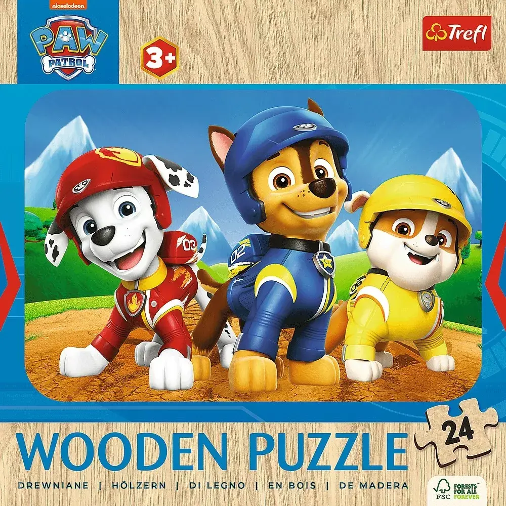 TREFL Деревянный пазл 24 элемента Paw Patrol Photo 3