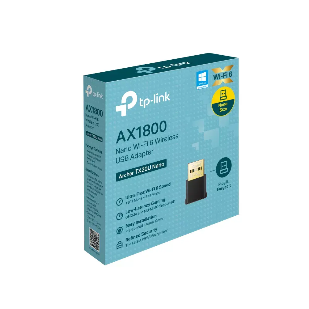 Беспроводной USB‑адаптер TP‑Link Archer AX1800 Nano Photo 5