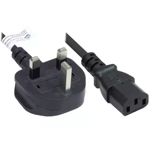 Power cable Alcasa P7030-S018 Black 1.8 m