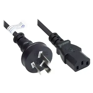 Power Cable Alcasa P8030-S018 Black 1.8 m
