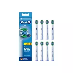 Oral-B Pro Precision Clean rezerves galviņas, 8 gabali, baltas krāsas