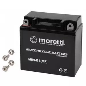 Motorcycle battery Morretti MOTO MTX7A-BS 12V 8Ah 120A, lead-acid, maintenance-free