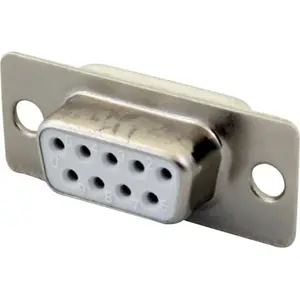 D-Sub 9-pin Connector Tecline 10009B White