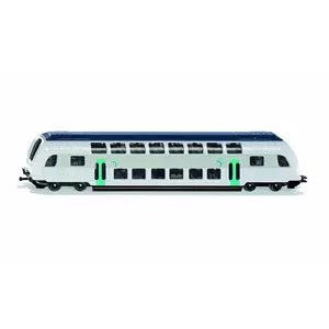 Train Siku RATP DOUBLE-DECK TRAIN Metal Plastic Black Blue Grey