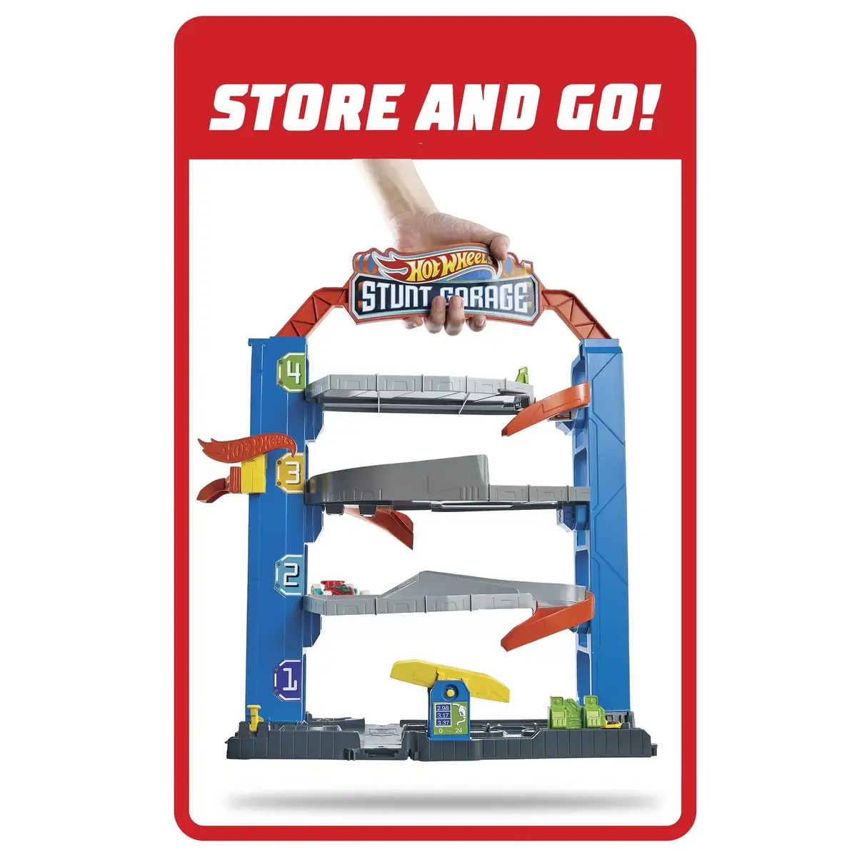 Hot Wheels City Stunt Garage spēļu komplekts Photo 6