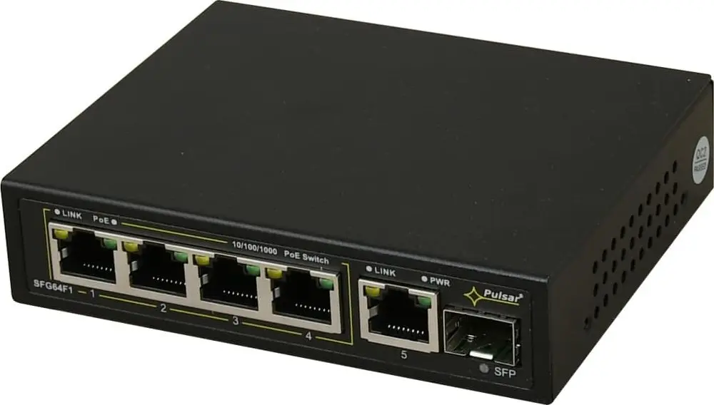PULSAR SFG64F1 6 porta slēdzis Photo 2