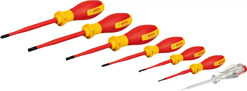 Bosch 1600A02NF7 VDE Skrūvgriežu komplekts 7