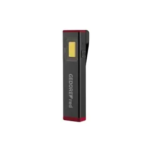 Светодиодный рабочий фонарь gedore red R95700089, диаметр 8.9 см, аккумулятор 600 мА·ч