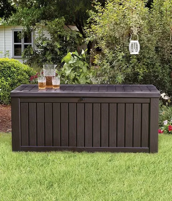Keter Rockwood 570L Garden Storage Box Photo 2