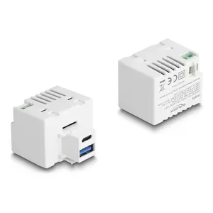 Модуль Keystone DeLOCK USB Type-A USB Type-C PD 20W белый