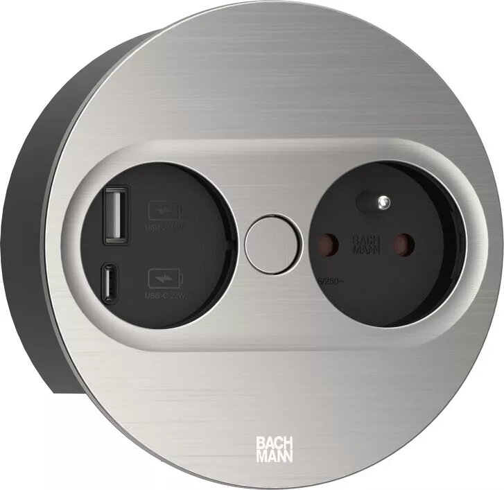 Sokets Type E + USB A
