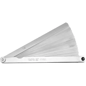 Feeler gauge YATO YT-7221 — stainless steel blades 0.02–1 mm, length 200 mm