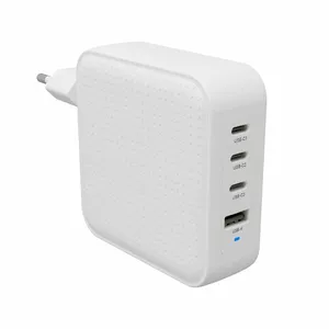 Indoor Charger HYPER HyperJuice 100W USB-C GaN Travel Charger White Fast Charging 4 Ports