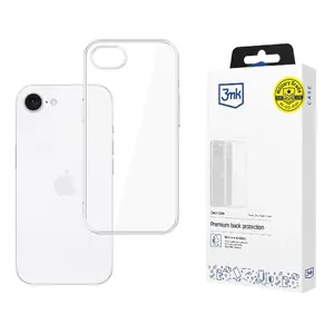 Vāciņš mobilajai tālrunim 3MK Clear priekš Apple iPhone 16e, caurspīdīgs TPU, piemērots 15.5 cm (6.1") ekrānam