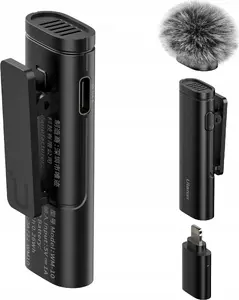Bezvadu mikrofons Ulanzi WM-10-I ar Lightning savienojumu iPhone un iPad