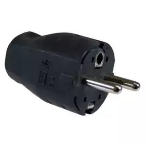 Power Plug Type F Bachmann 910.100 Black 2P+E