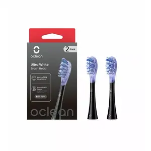 Toothbrush heads Oclean UW02 2 pcs Black Extra soft
