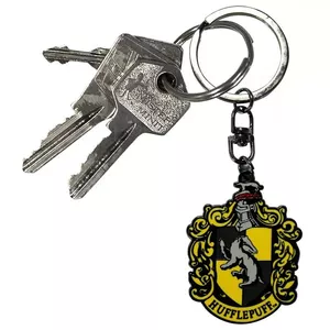 Keychain ABYstyle HARRY POTTER Hufflepuff Metal Black Yellow 55x40mm