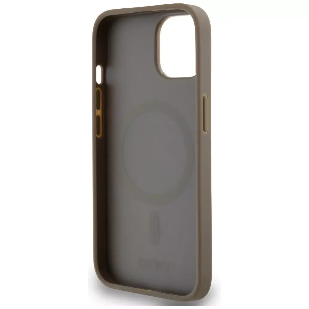 Кожаный жесткий чехол DKNY для iPhone 15/14/13 DKHMP15SPSOSPW Photo 2