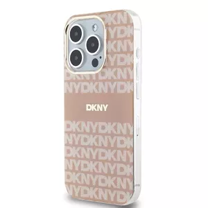 Phone case DKNY DKHMP15XHRHSEP for iPhone 15 Pro Max 6.7" pink MagSafe compatible