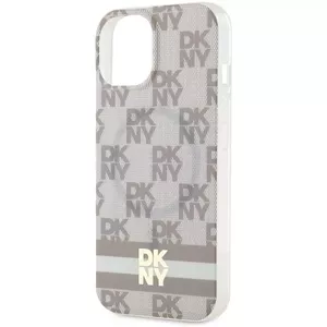 Hardcase DKNY for iPhone 15 Plus / 14 Plus 6.7" beige checkered pattern