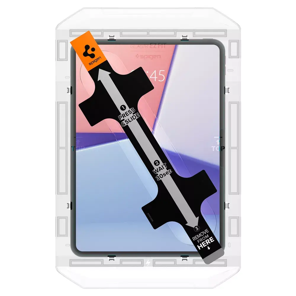 Spigen GLAS.tR EZ Fit iPad Pro 11" (2024) — защитное стекло Photo 2