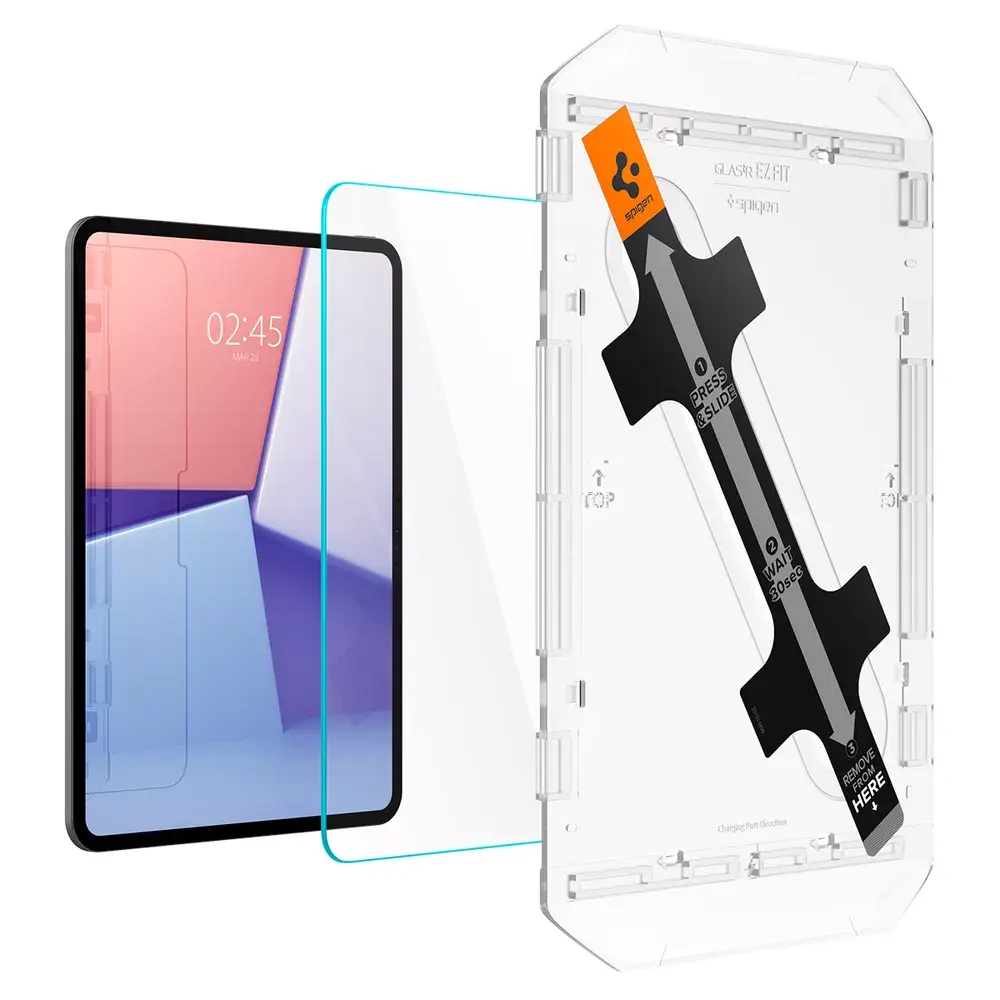 Spigen GLAS.tR EZ Fit iPad Pro 11" (2024) — защитное стекло Photo 3