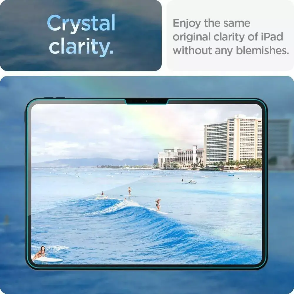 Spigen GLAS.tR EZ Fit iPad Pro 11" (2024) — защитное стекло Photo 11