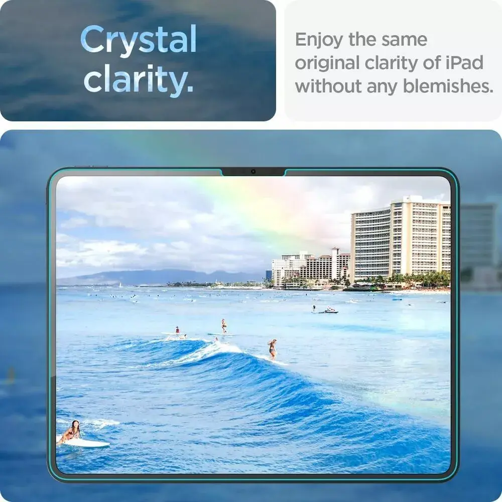 Skaidrs ekrāna aizsargs Spigen GLAS.tR EZ Fit iPad Pro 13 2024 Photo 11
