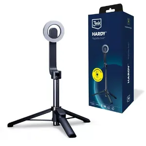 3MK HARDY MagSelfie Stick Smartphone Black 72 cm