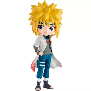 Collectible figure Bandai Banpresto Namikaze Minato Q Posket Ver.A BP19228P — stylized 3.75–4.5" scale approximate